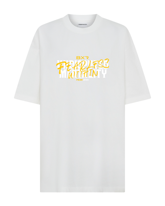 Undisputed Mentality Oversized - White