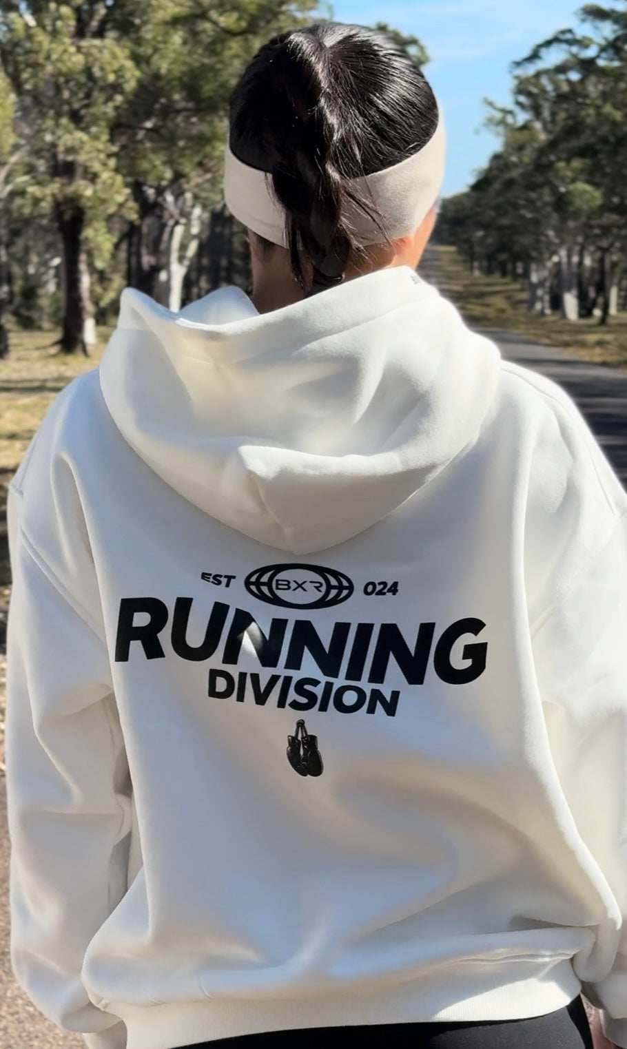 Running Division Hoodie - White