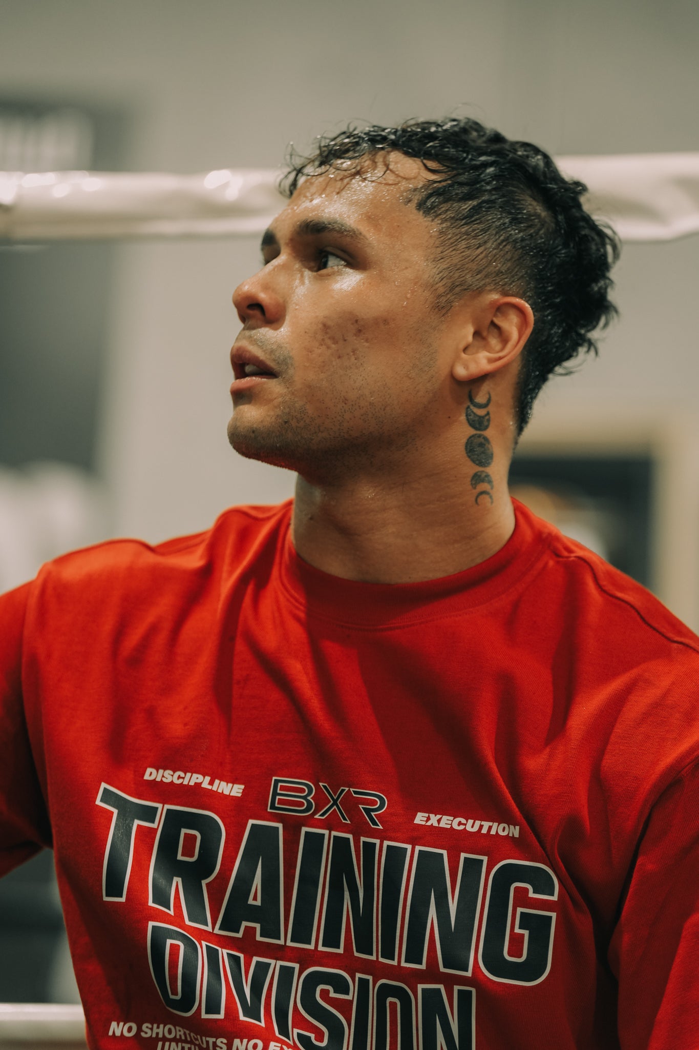 Training Division Red Tee - Black/White