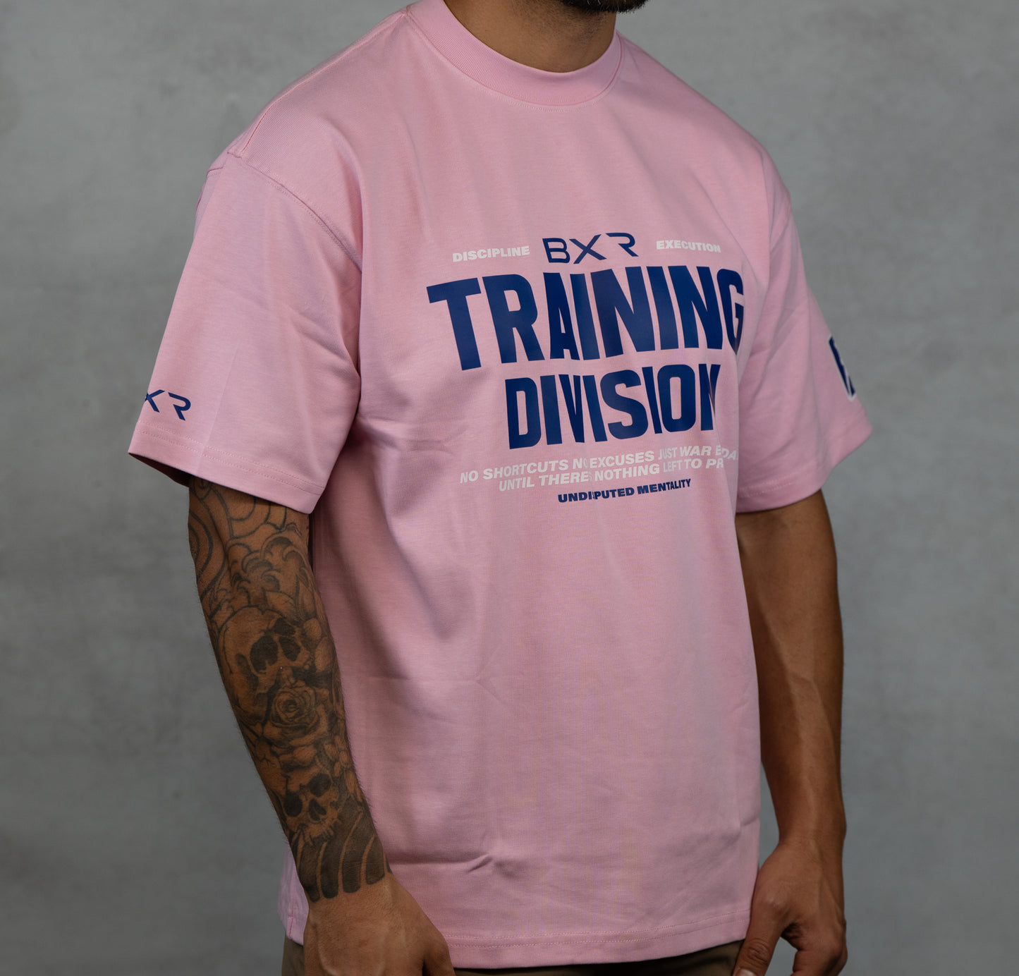 Training Division Pink Tee - Blue/White