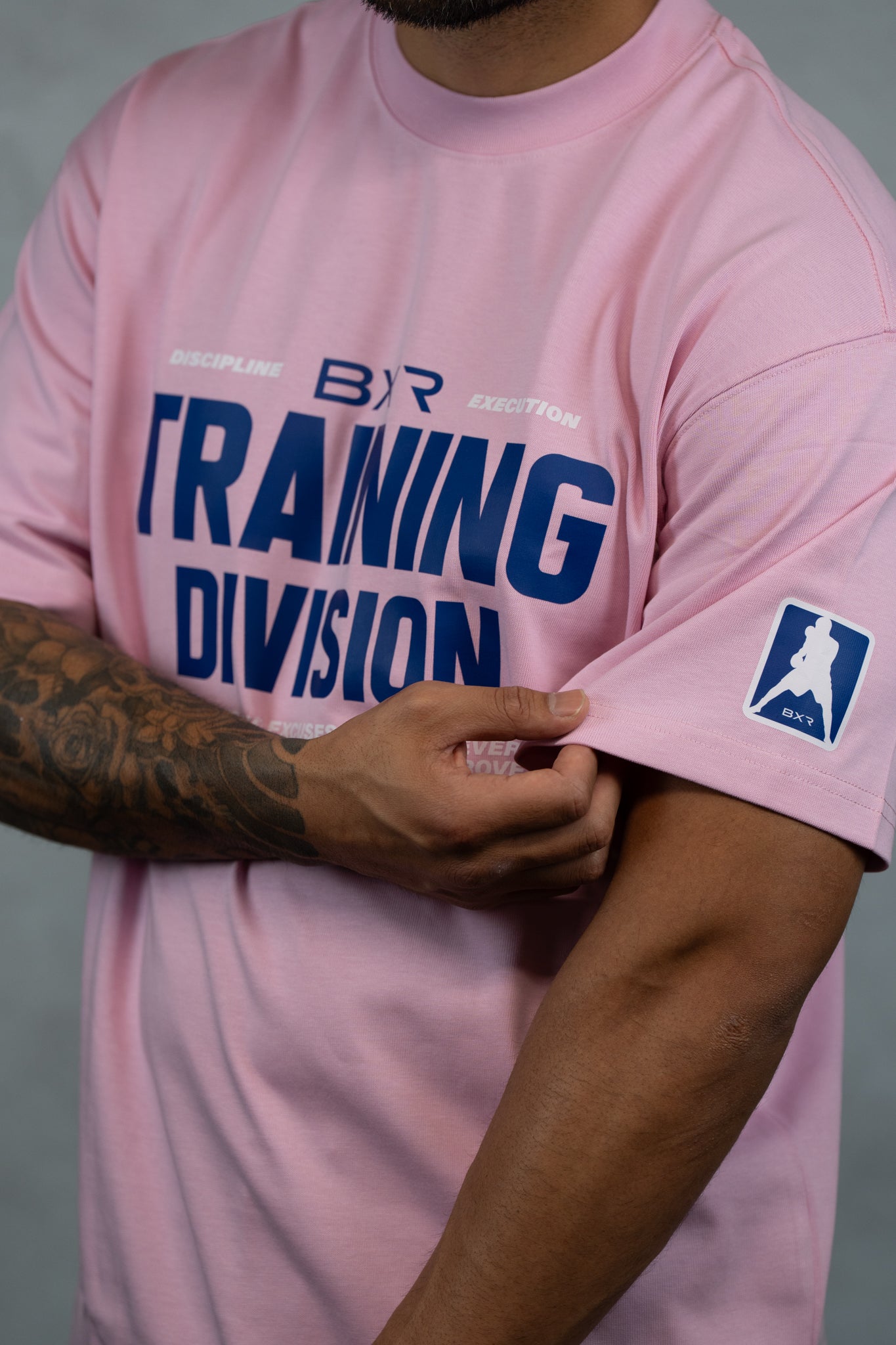 Training Division Pink Tee - Blue/White