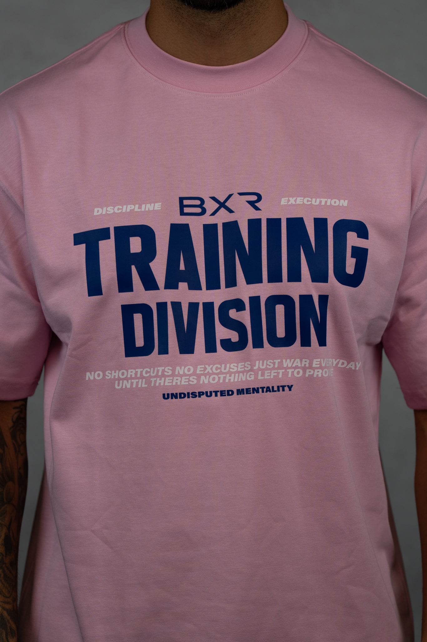 Training Division Pink Tee - Blue/White