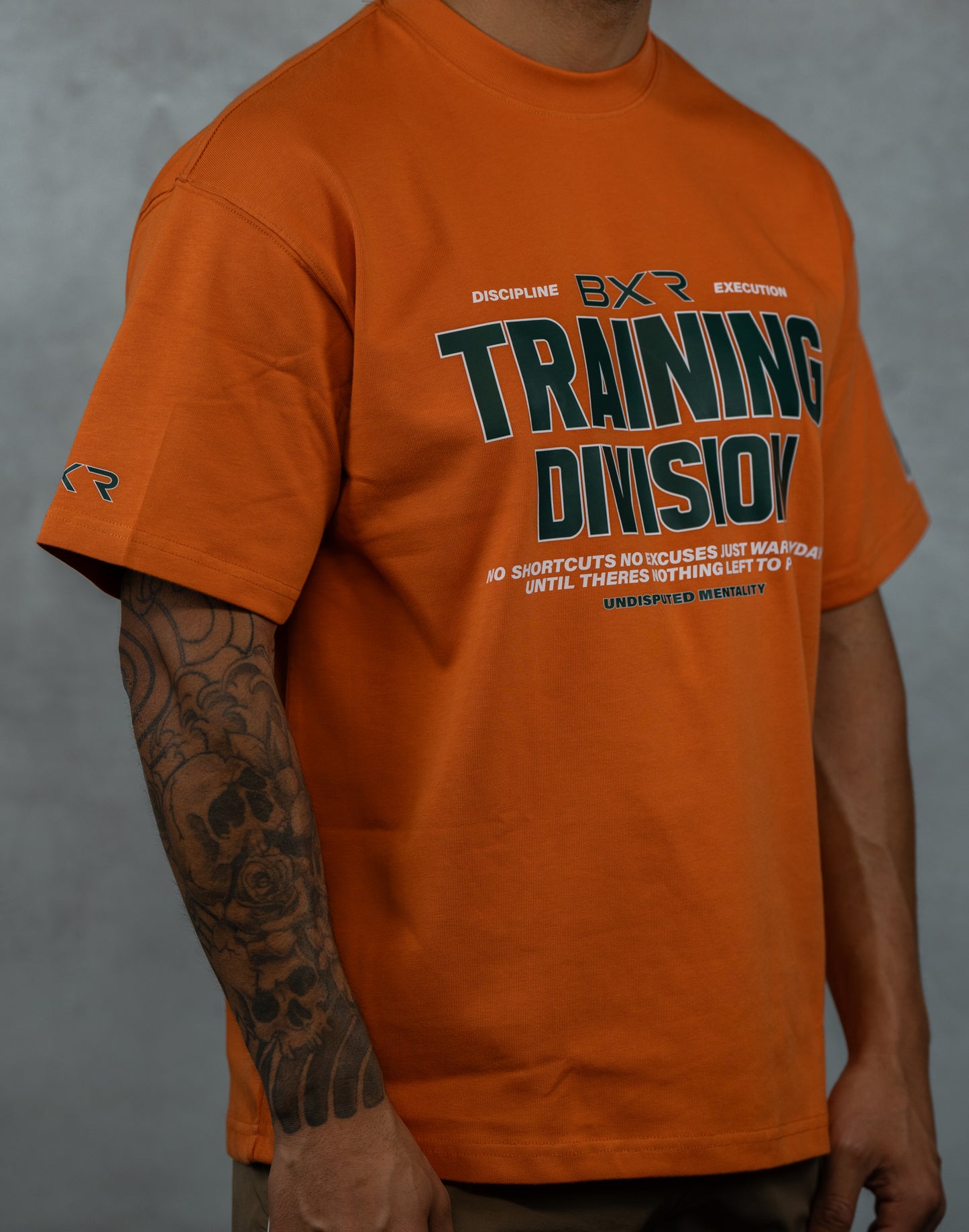 Training Division Orange Tee - Green/White