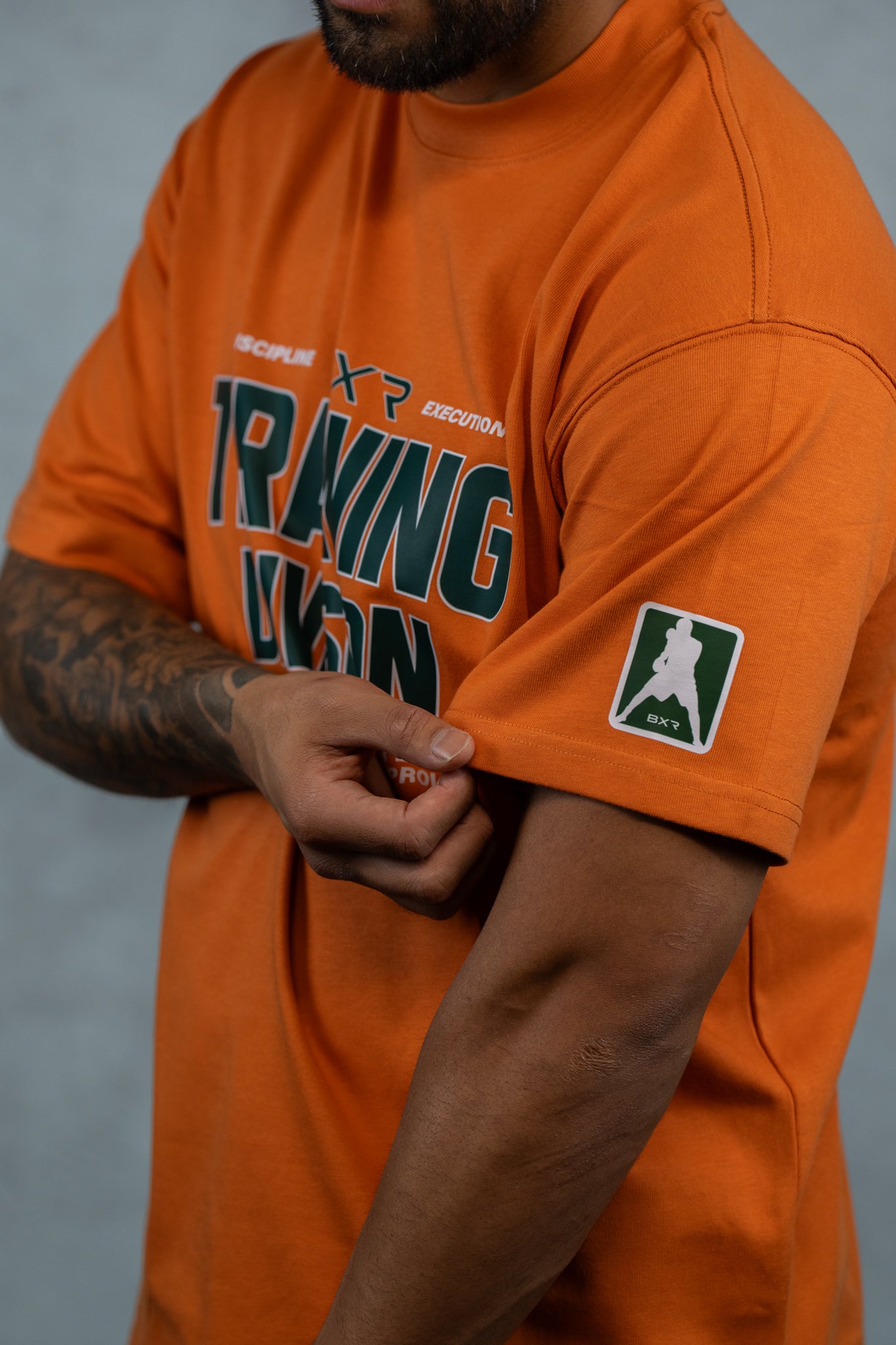 Training Division Orange Tee - Green/White