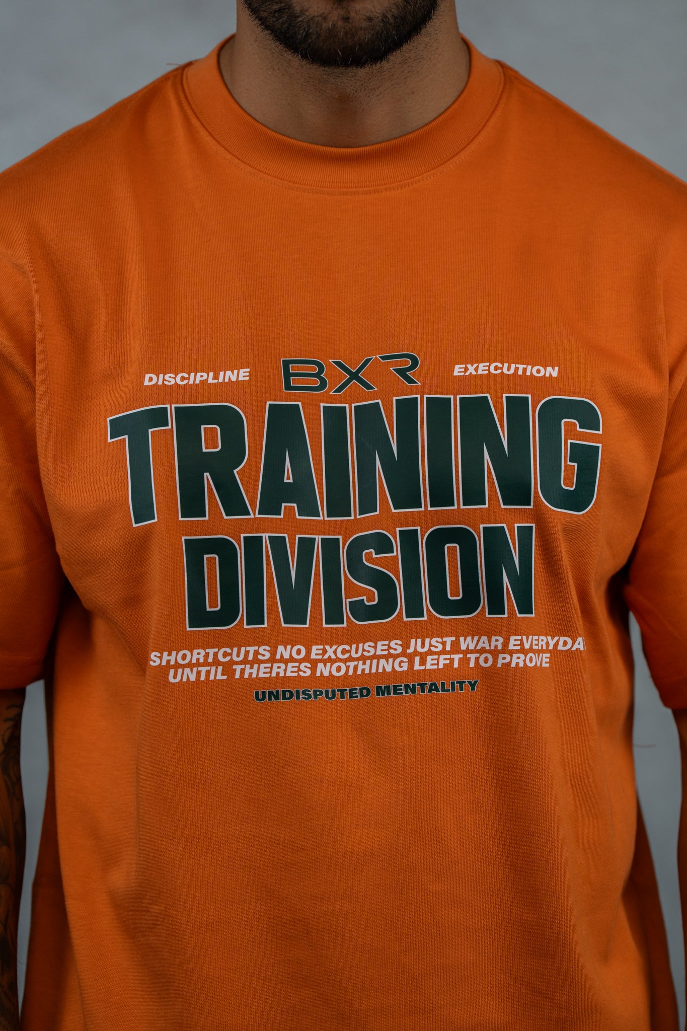 Training Division Orange Tee - Green/White