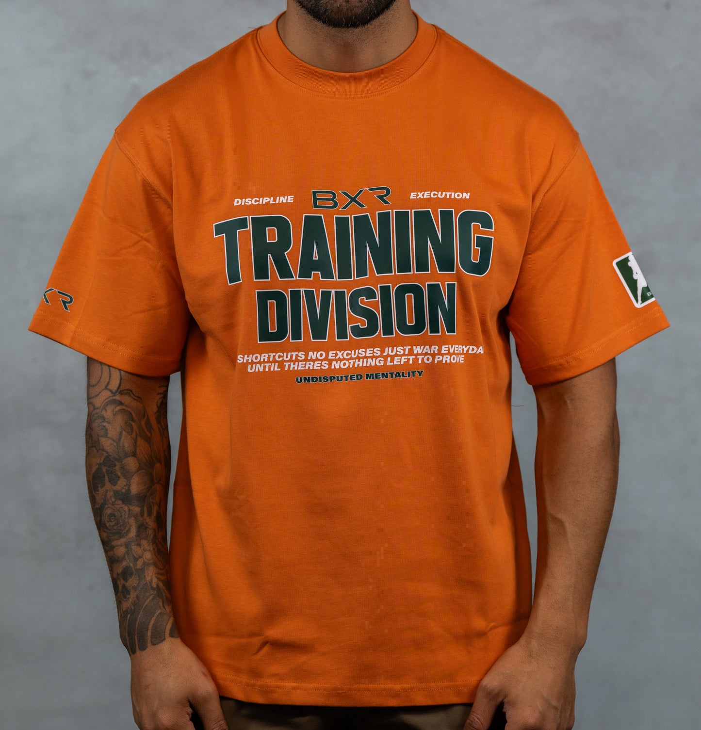 Training Division Orange Tee - Green/White