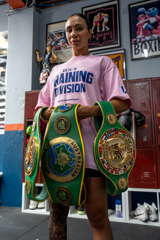 Training Division Pink Tee - Blue/White