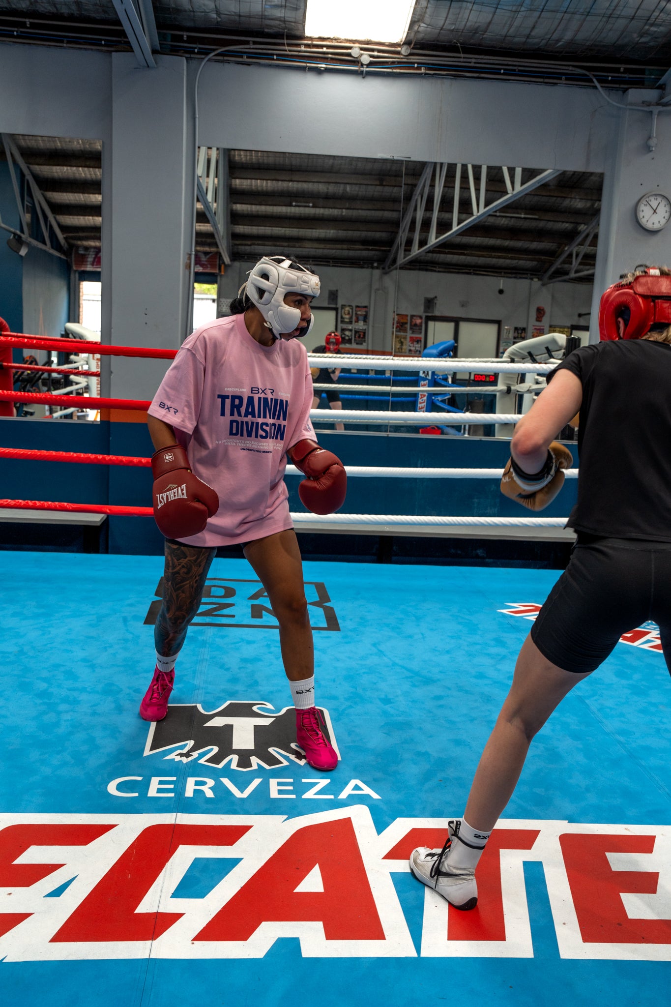 Training Division Pink Tee - Blue/White