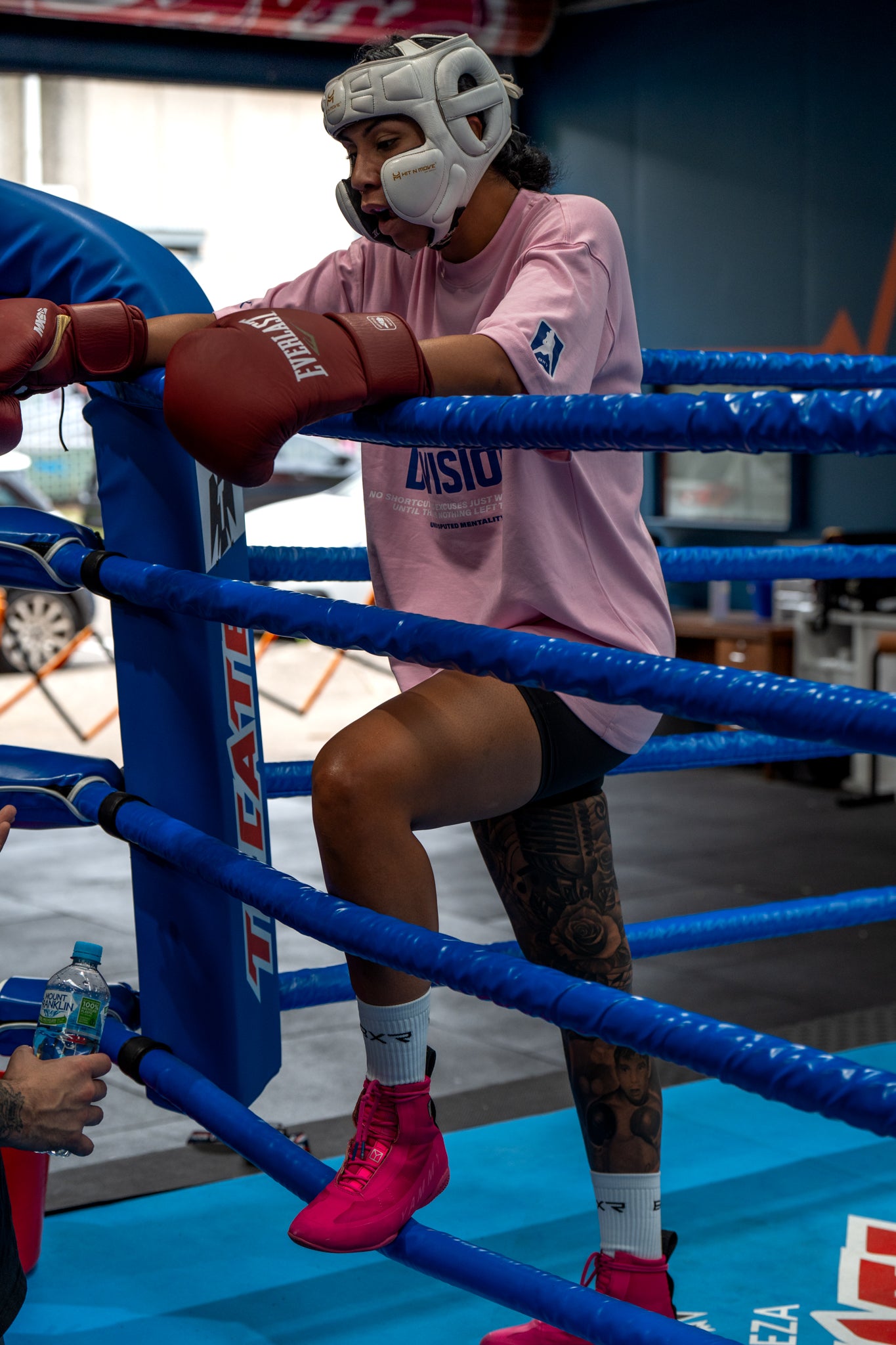 Training Division Pink Tee - Blue/White