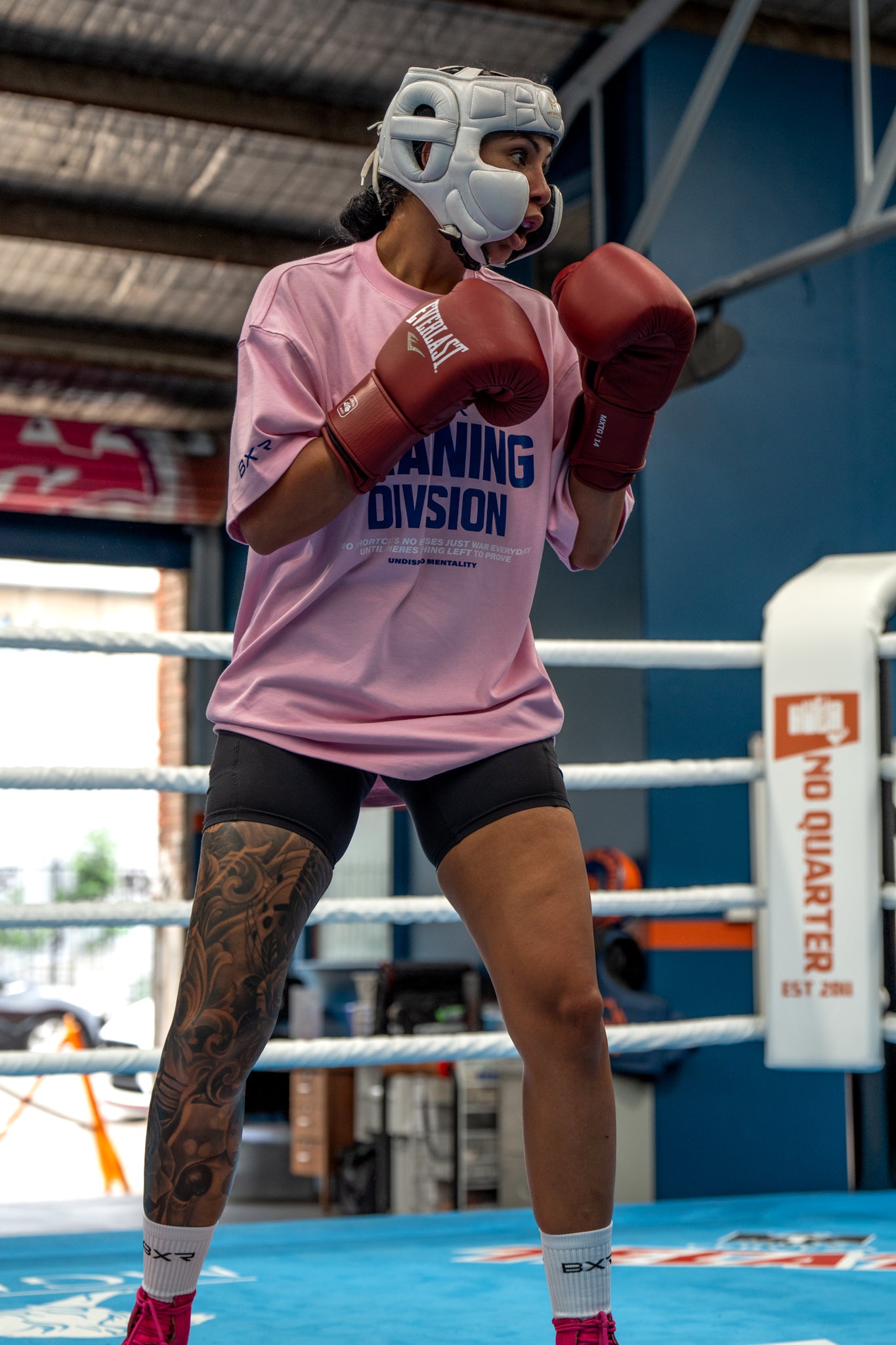 Training Division Pink Tee - Blue/White