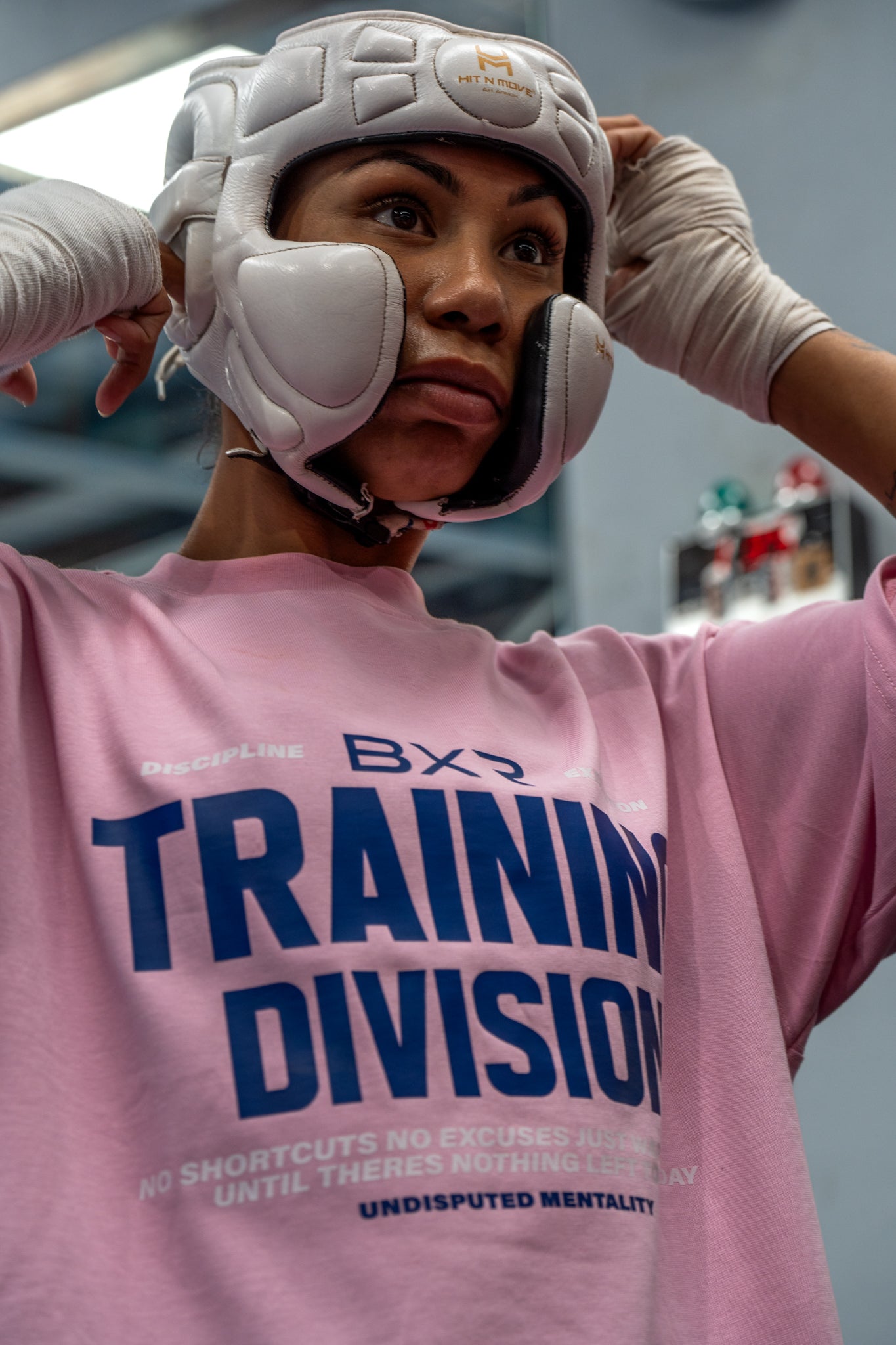 Training Division Pink Tee - Blue/White