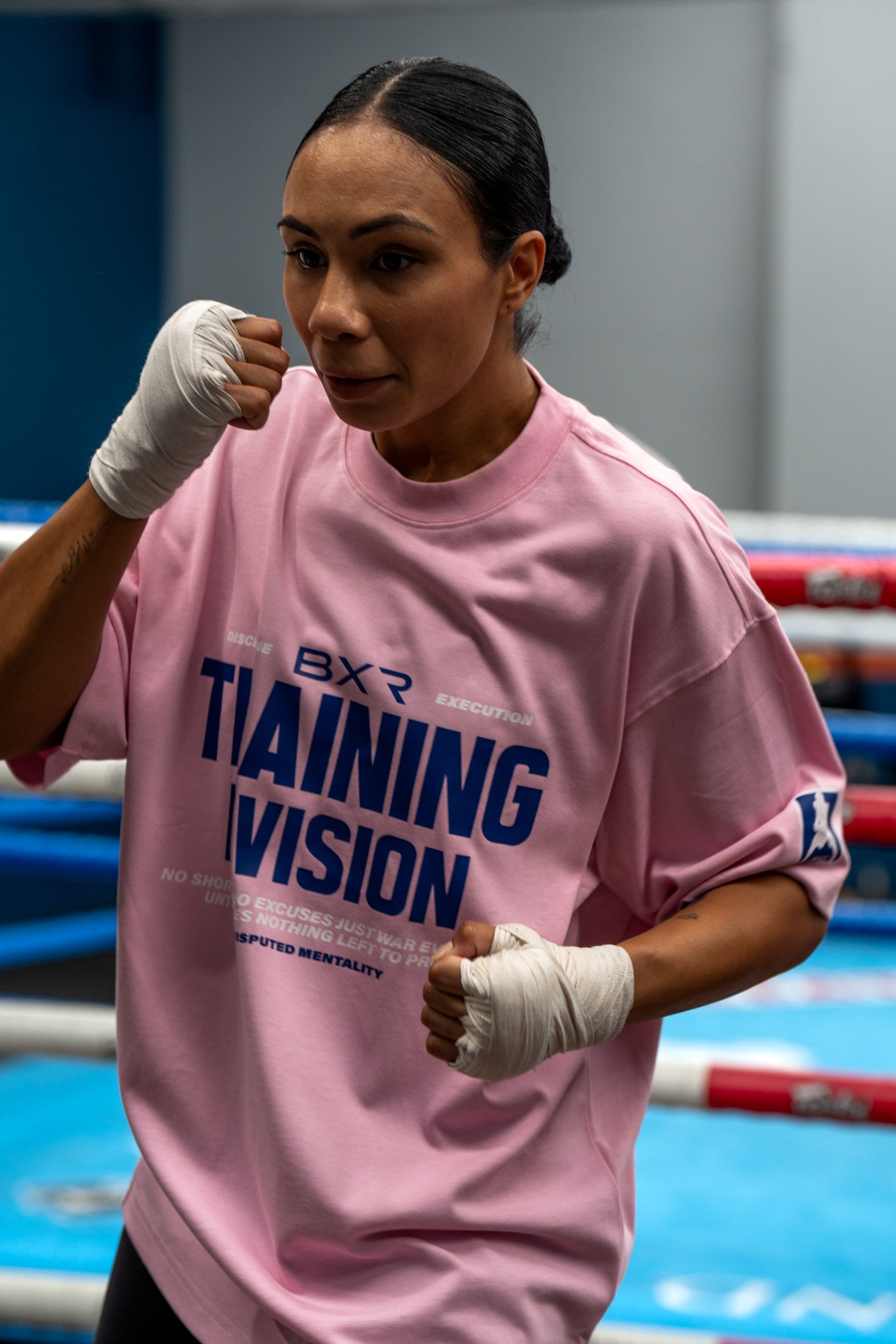 Training Division Pink Tee - Blue/White