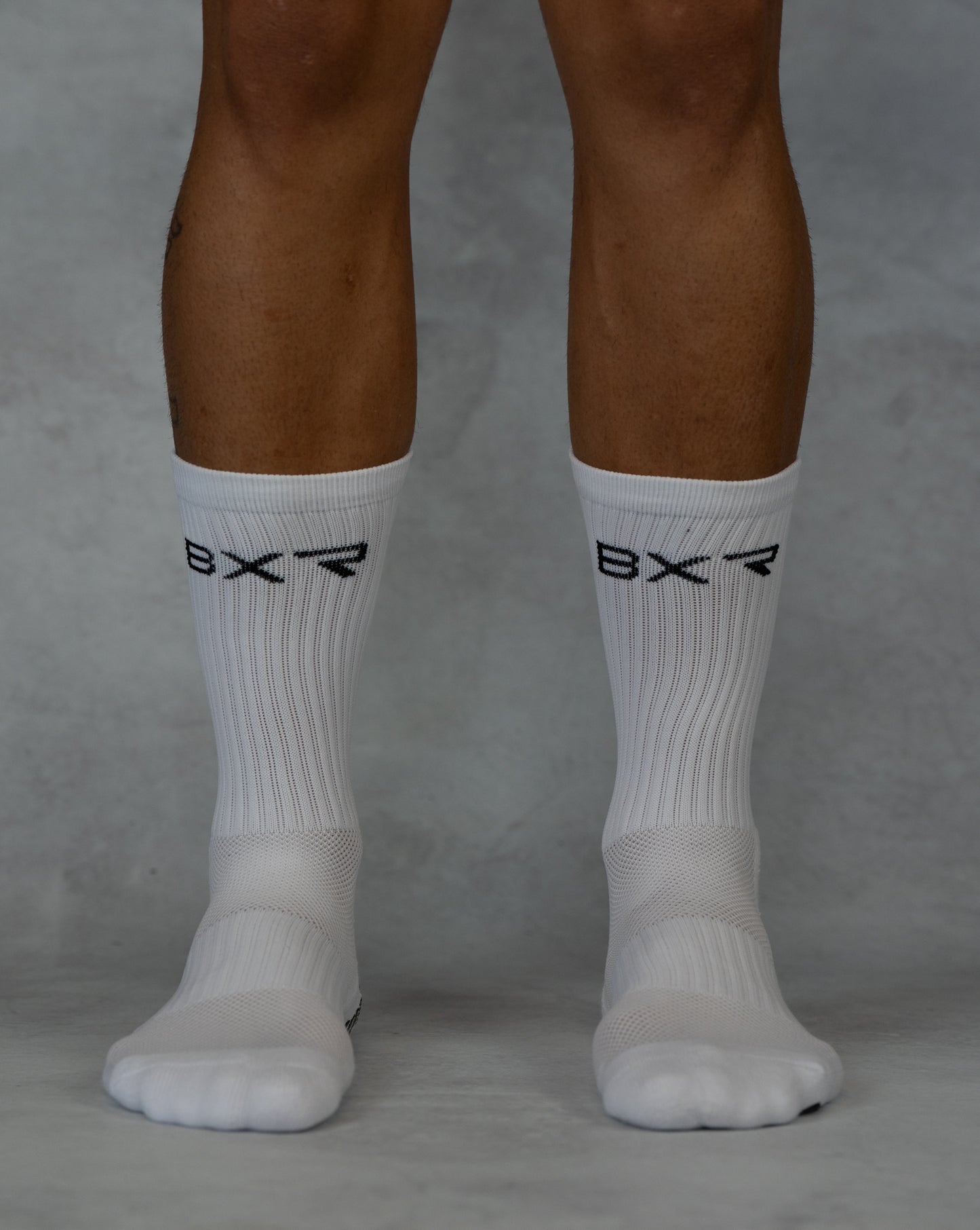 BXR Performance Long Socks - White