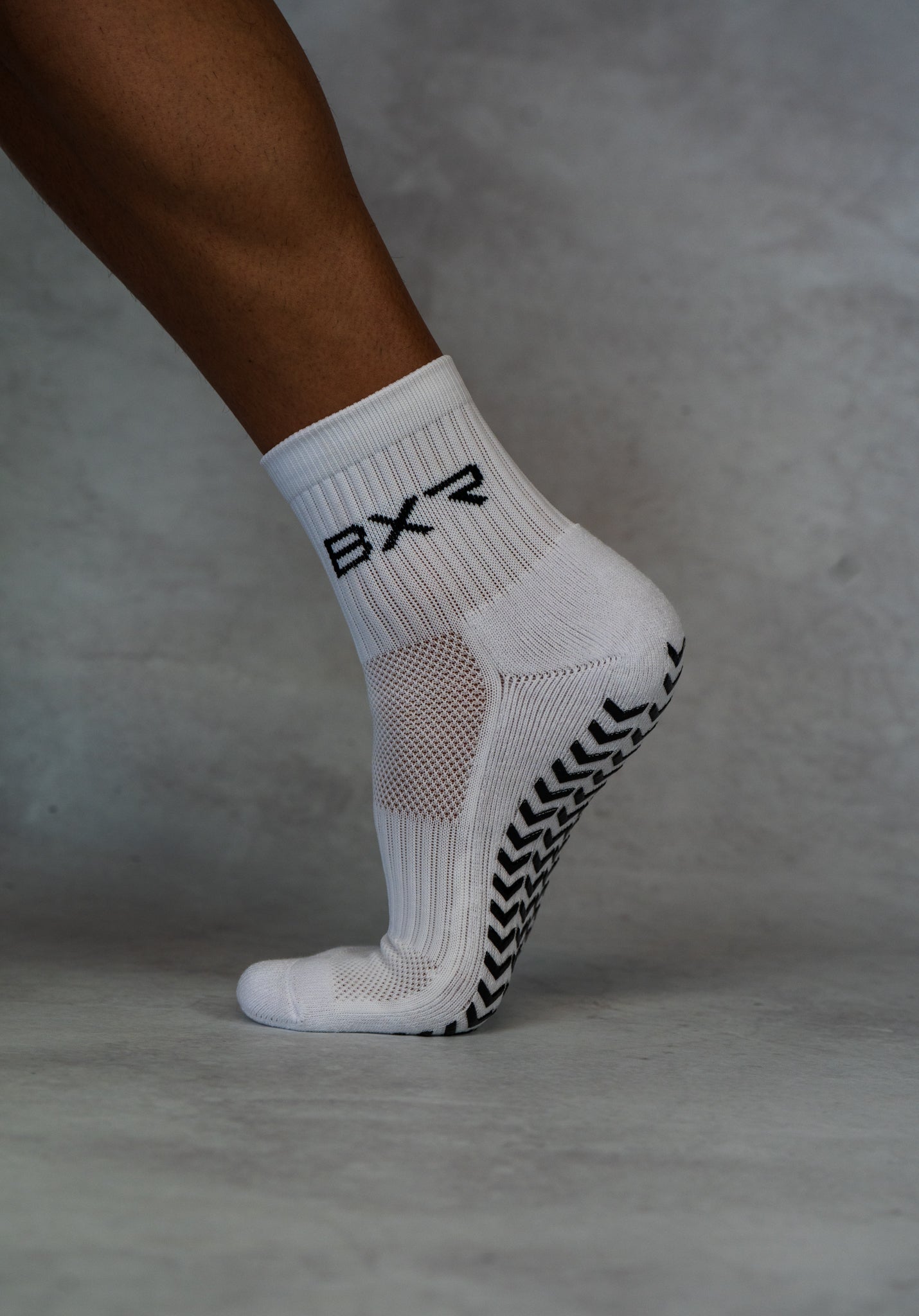 BXR Performance Mid Length Socks - White