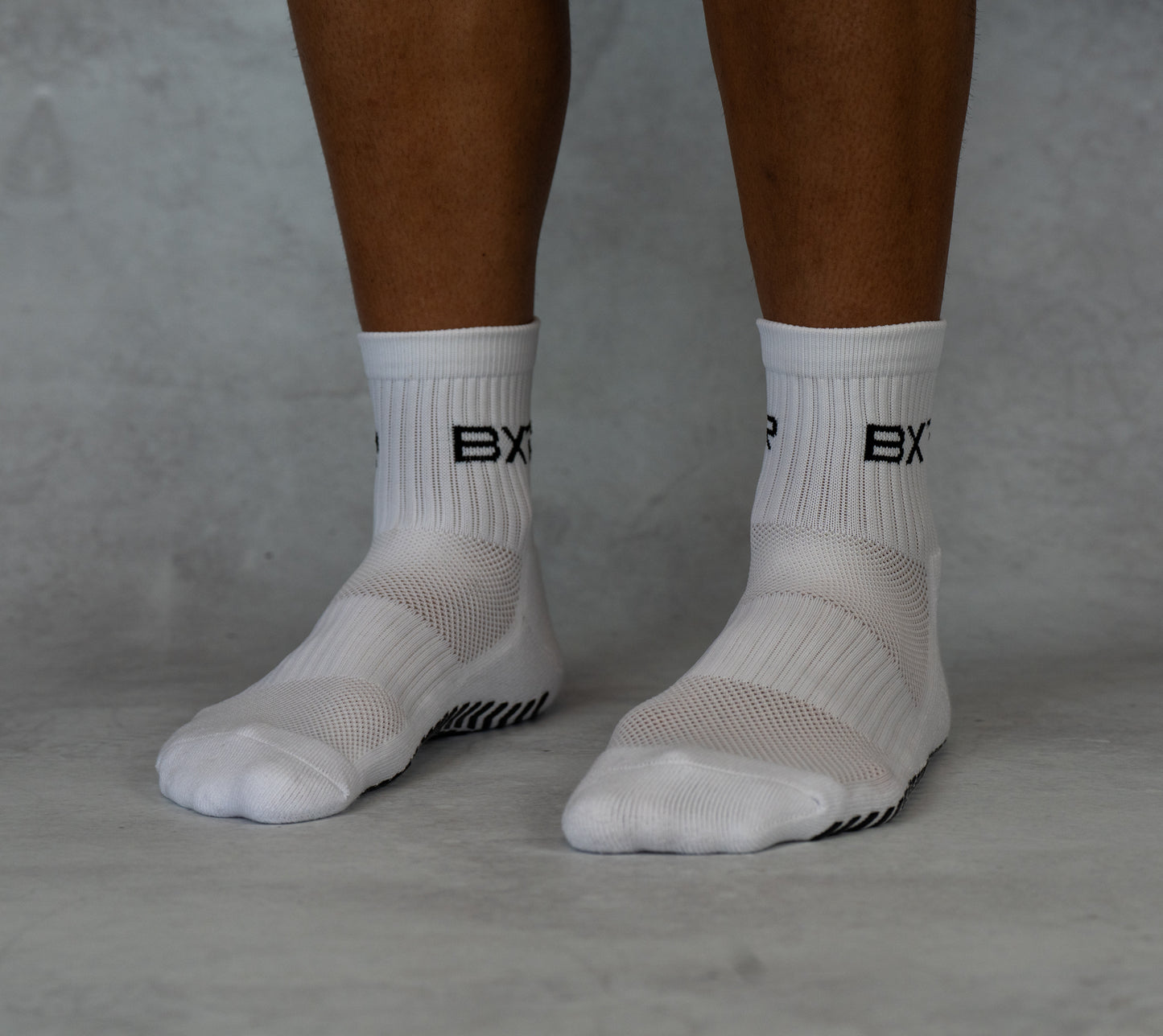 BXR Performance Mid Length Socks - White