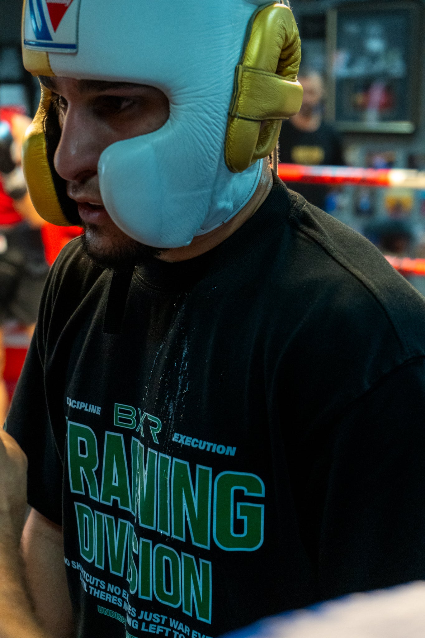 Training Division Black Tee - Green/White