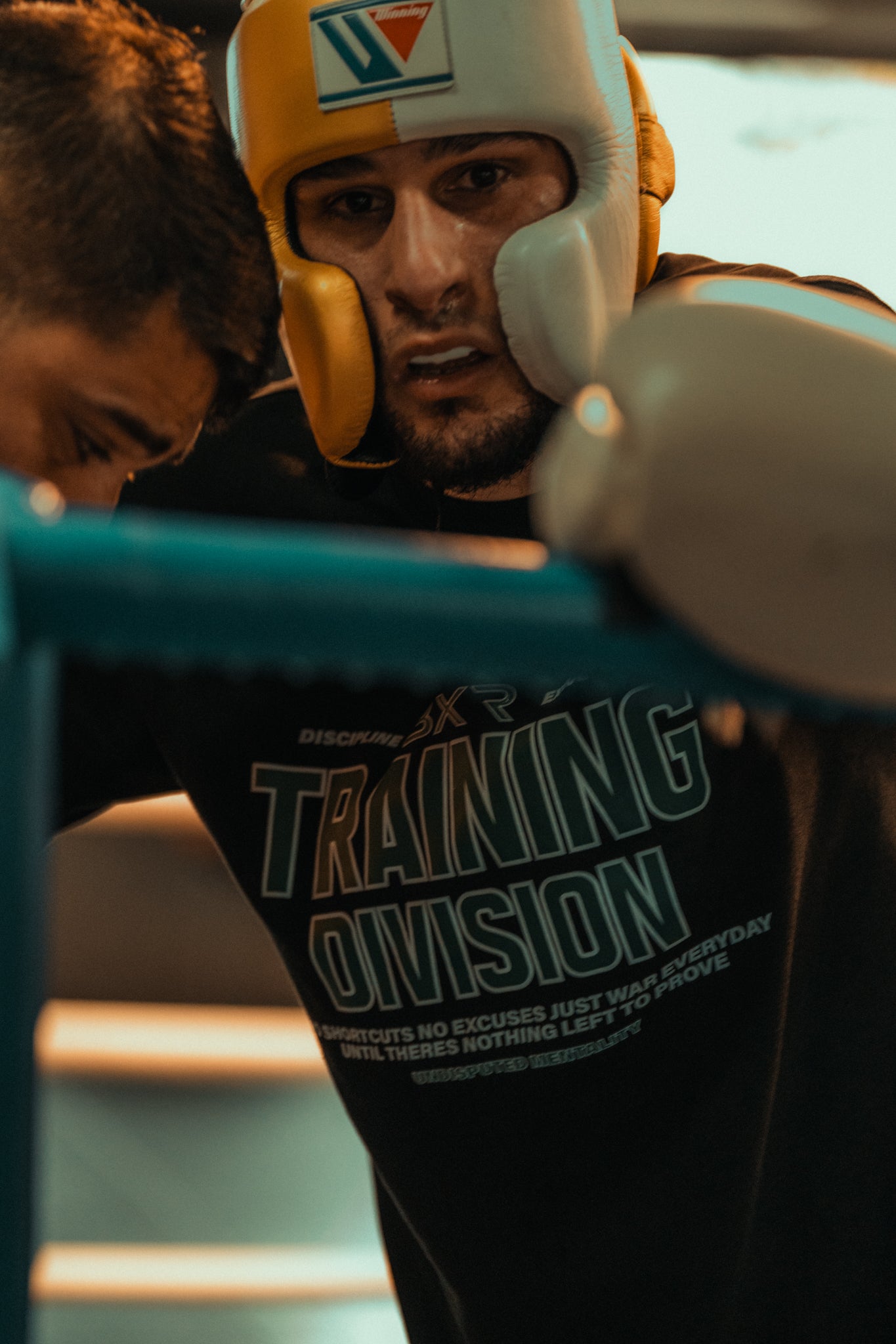 Training Division Black Tee - Green/White