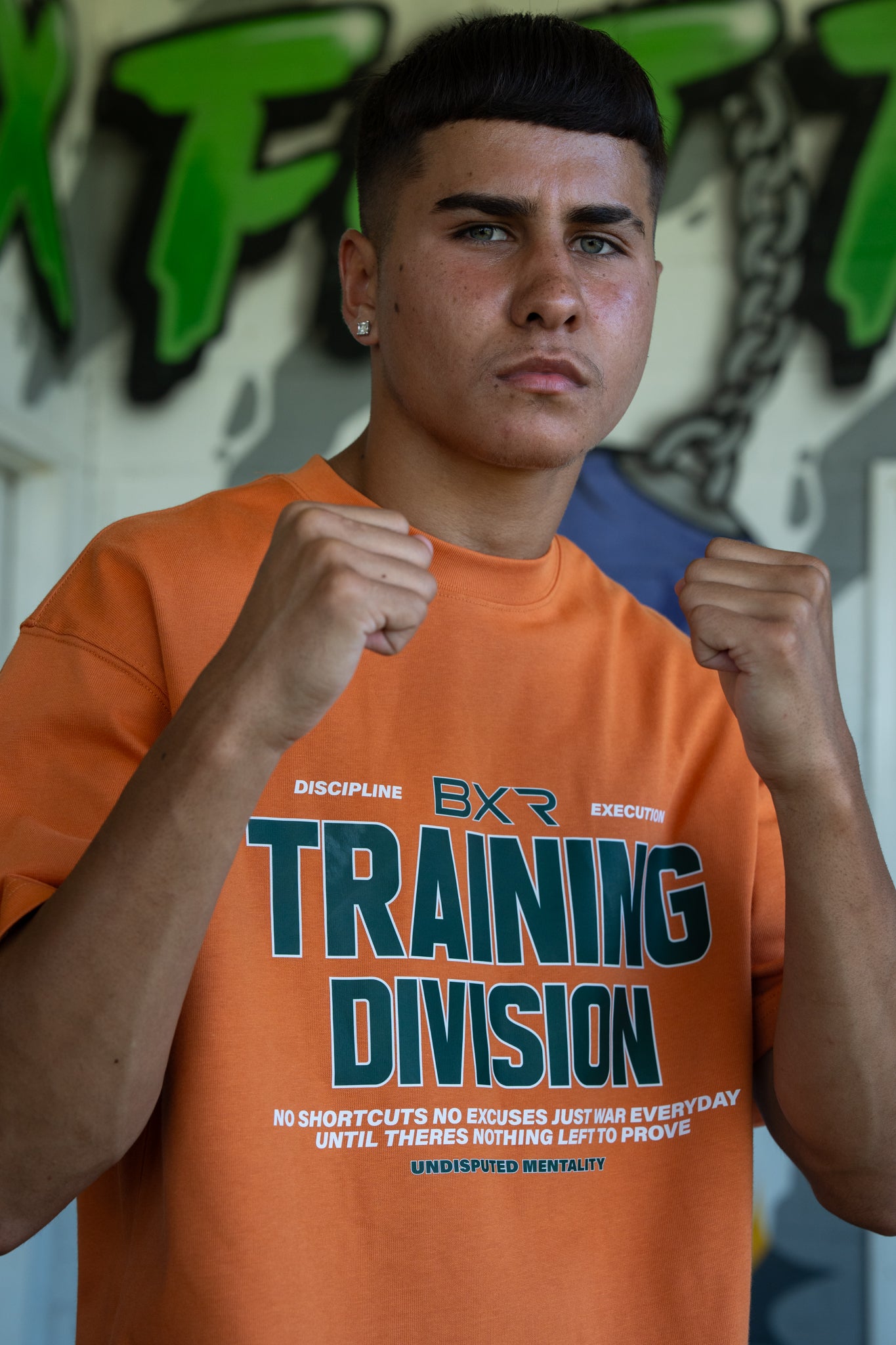 Training Division Orange Tee - Green/White